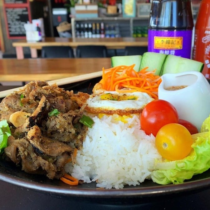Lemongrass Chicken Rice.