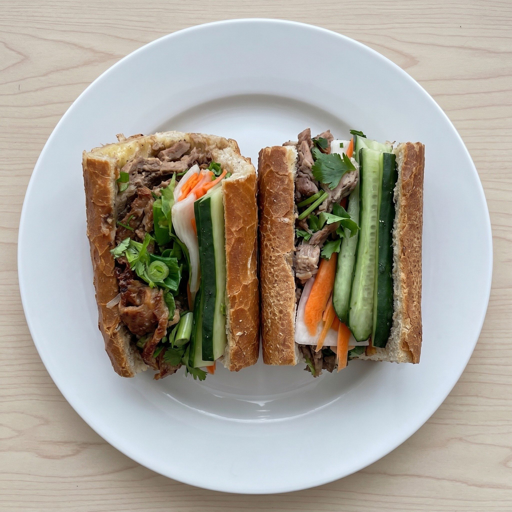 Lemongrass Pork Baguette.