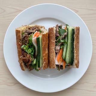 Lemongrass Pork Baguette