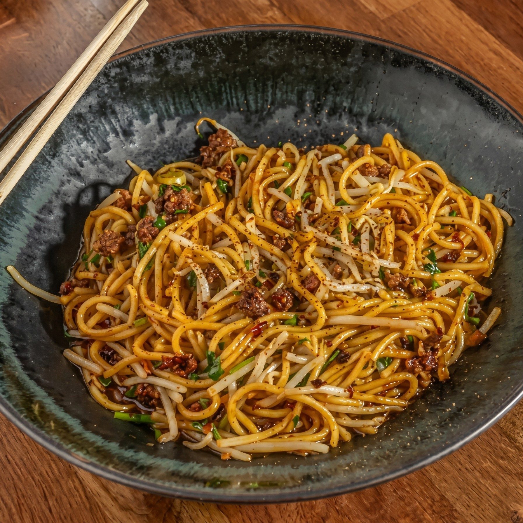 Butter Garlic Noodle in Callan&Co Chili Oil.