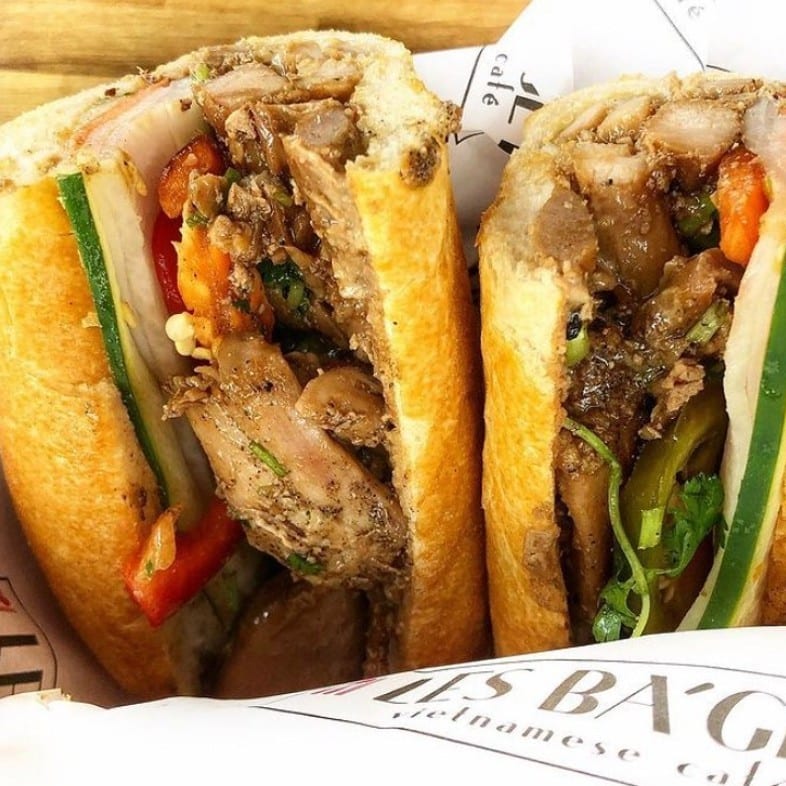 Lemongrass Chicken Baguette.