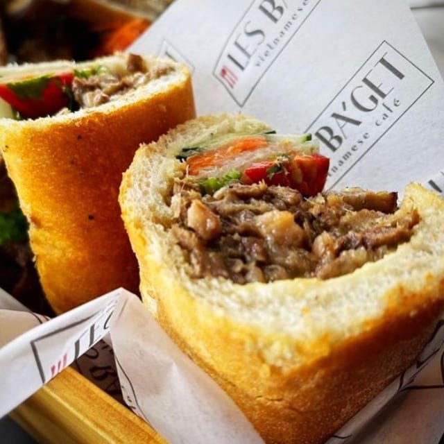 Braised Beef Belly Baguette.