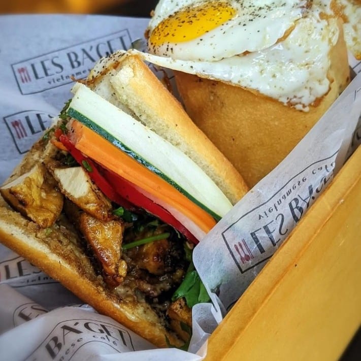 Lemongrass Tofu Baguette.