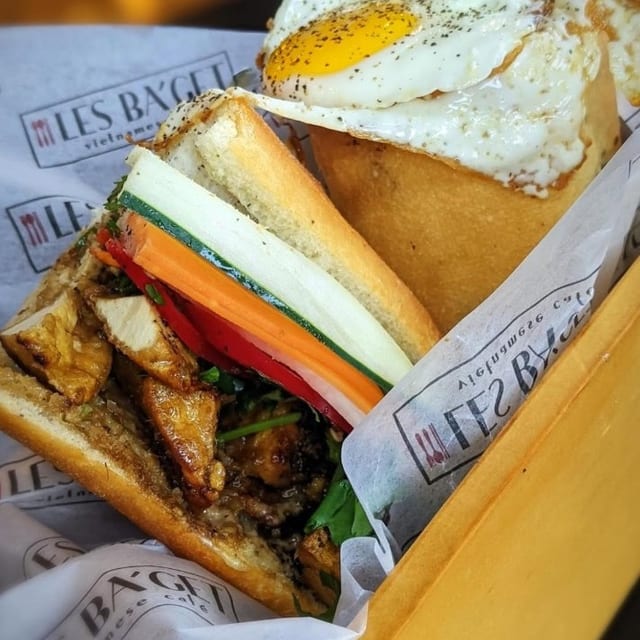 Lemongrass Tofu Baguette.